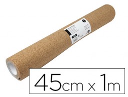 Rollo corcho Liderpapel adhesivo 0,45x1m.